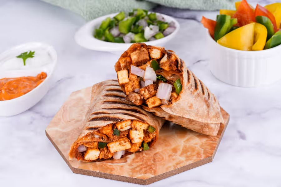 Paneer Wheat Wrap